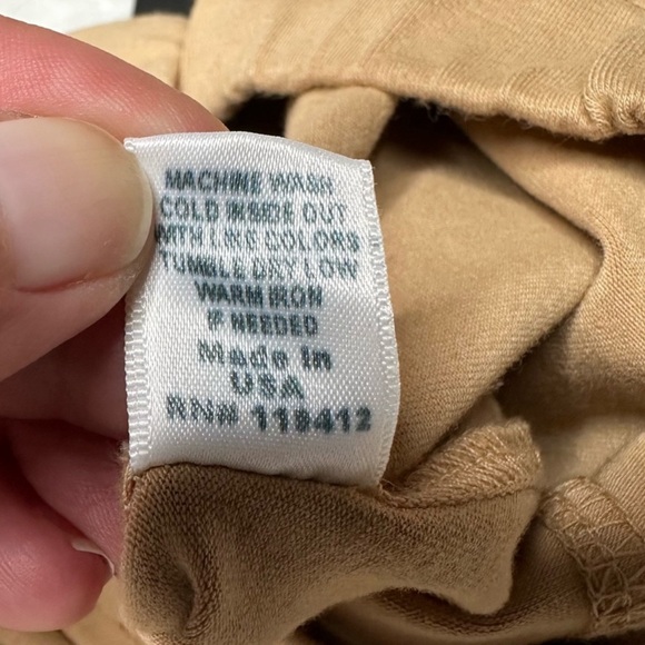 NWT Monrow Movement High Rise Biker Shorts 7” with Pockets in Taupe Women’s M - Picture 6 of 6